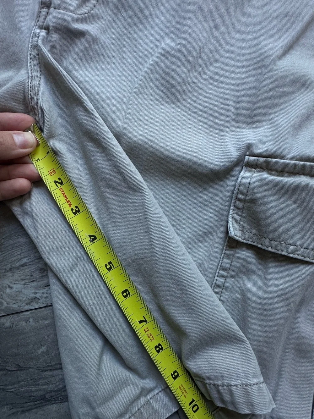 Levi’s Dockers Men’s Cargo Shorts Khaki Beige 100% Cotton Size 38 Classic Fit